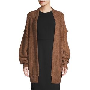 Free People brown cardigan size M